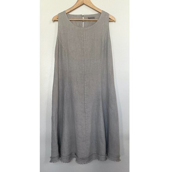 Piazza del Tempio 100% Linen Dress - Picture 2 of 8